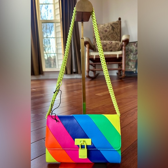 Kurt Geiger London Brixton Leather Shoulder/Crossbody. NWOT - Picture 2 of 16